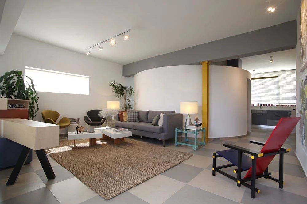 Architect-designed 3-Room Apartment, Top Floor, Alexander Yanai Street